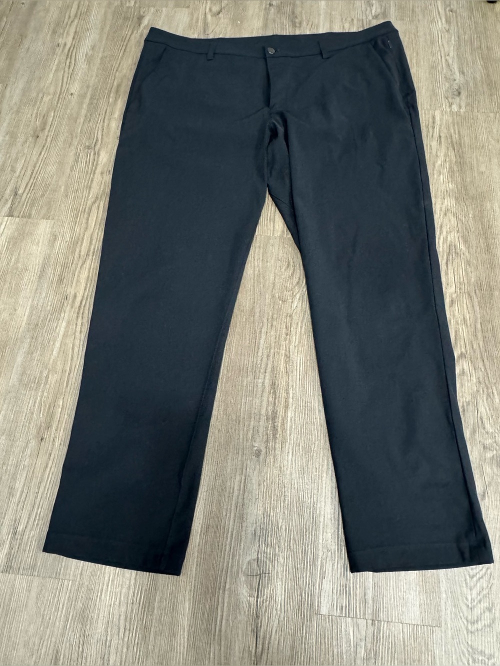 Lululemon ABC Classic Fit Pants Mens 44 Grey 5 Pocket LM5AR3S